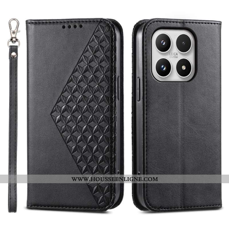 Flip Cover Xiaomi 17 Frise Impression Losanges