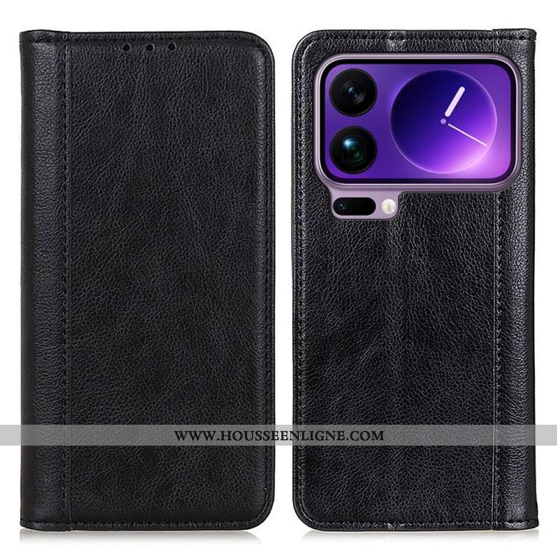 Flip Cover Xiaomi 17 Pro Cuir Fendu