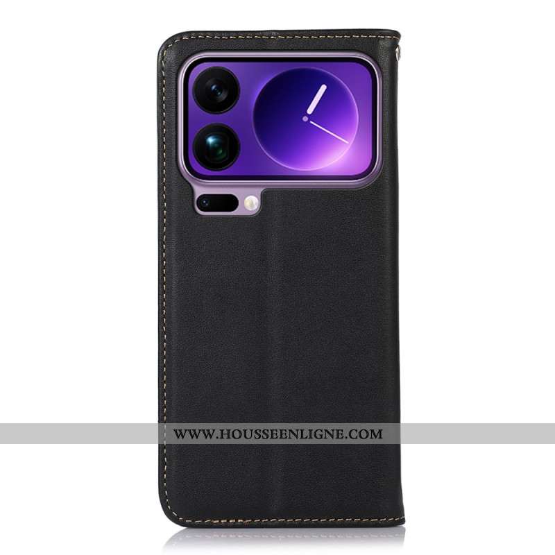 Flip Cover Xiaomi 17 Pro Max Cuir KHAZNEH