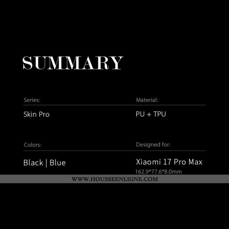 Flip Cover Xiaomi 17 Pro Max DUX DUCIS