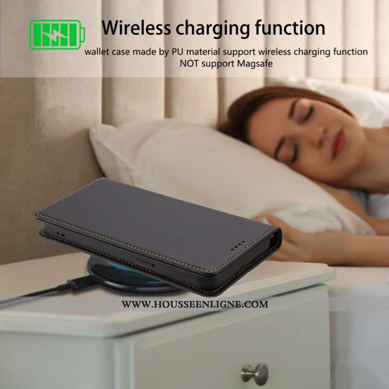 Flip Cover Xiaomi 17 Pro Max Fermeture Magnétique et Protection RFID