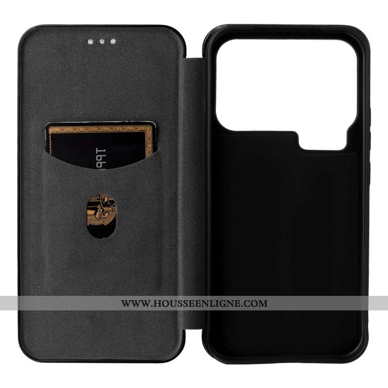 Flip Cover Xiaomi 17 Pro Max Fibre Carbone