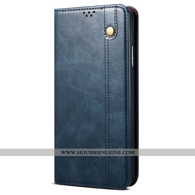 Flip Cover Xiaomi 17 Pro Max Simili Cuir Ciré