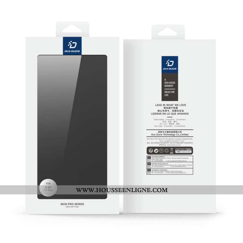 Flip Cover Xiaomi 17 Pro Skin Pro Series DUX DUCIS