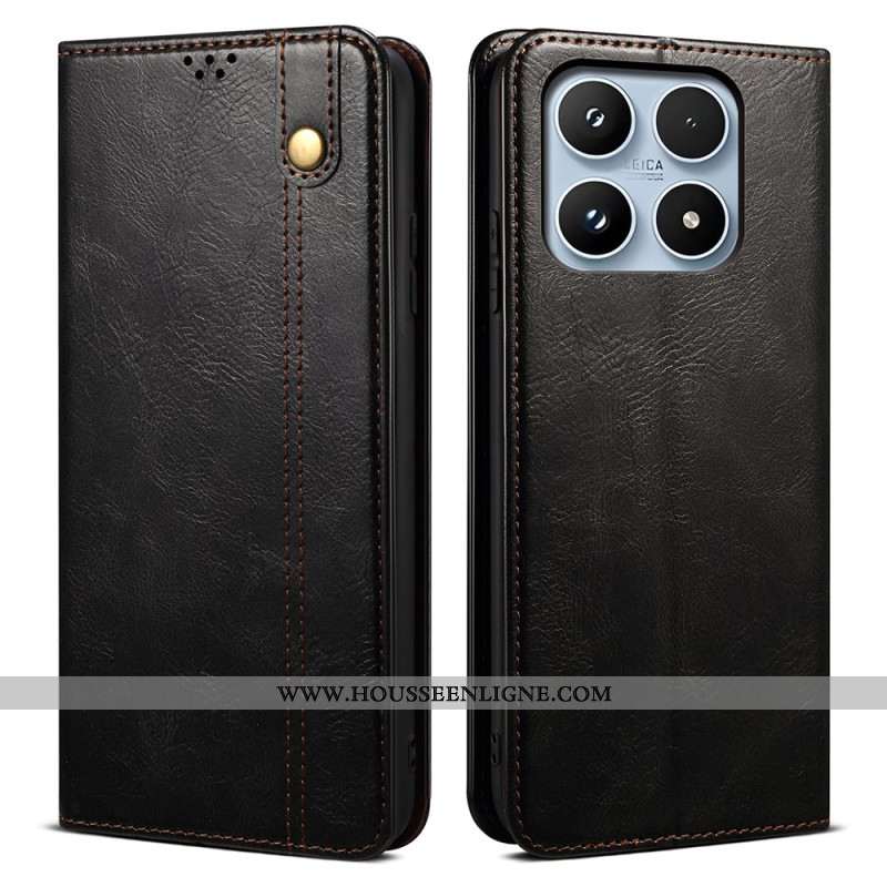 Flip Cover Xiaomi 17 Simili Cuir Ciré