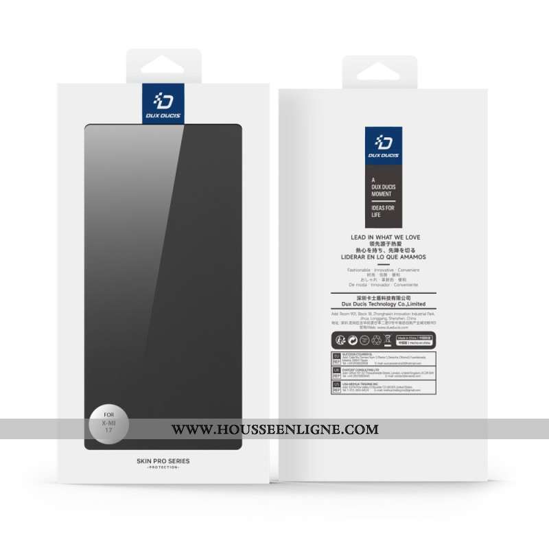 Flip Cover Xiaomi 17 Skin Pro Series DUX DUCIS