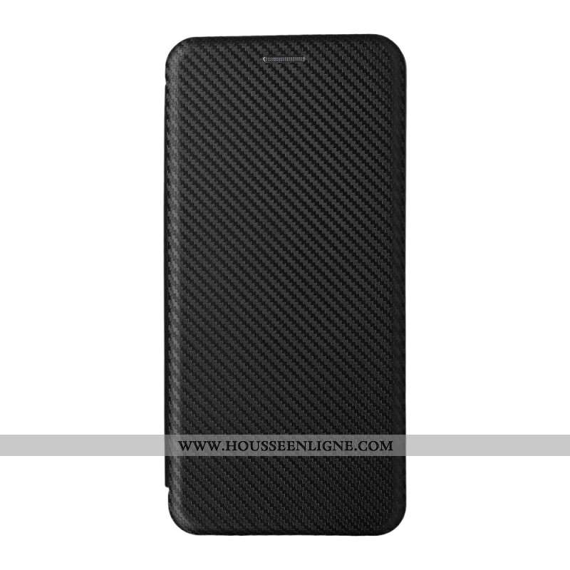 Flip Cover Xiaomi 17 Texture Fibre de Carbone