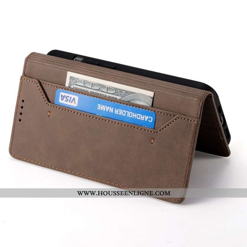 Flip Cover Xiaomi Redmi Note 14 4G Blocage RFID Vintage