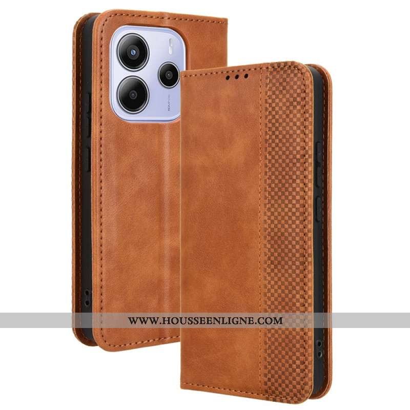 Flip Cover Xiaomi Redmi Note 14 4G Frise Vintage