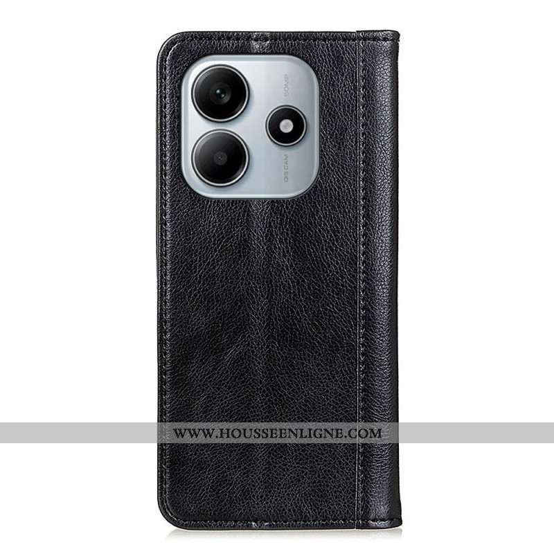 Flip Cover Xiaomi Redmi Note 14 5G Cuir Fendu