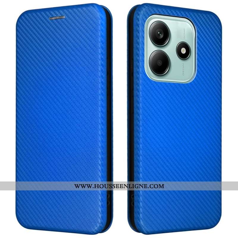 Flip Cover Xiaomi Redmi Note 14 5G Fibre Carbone