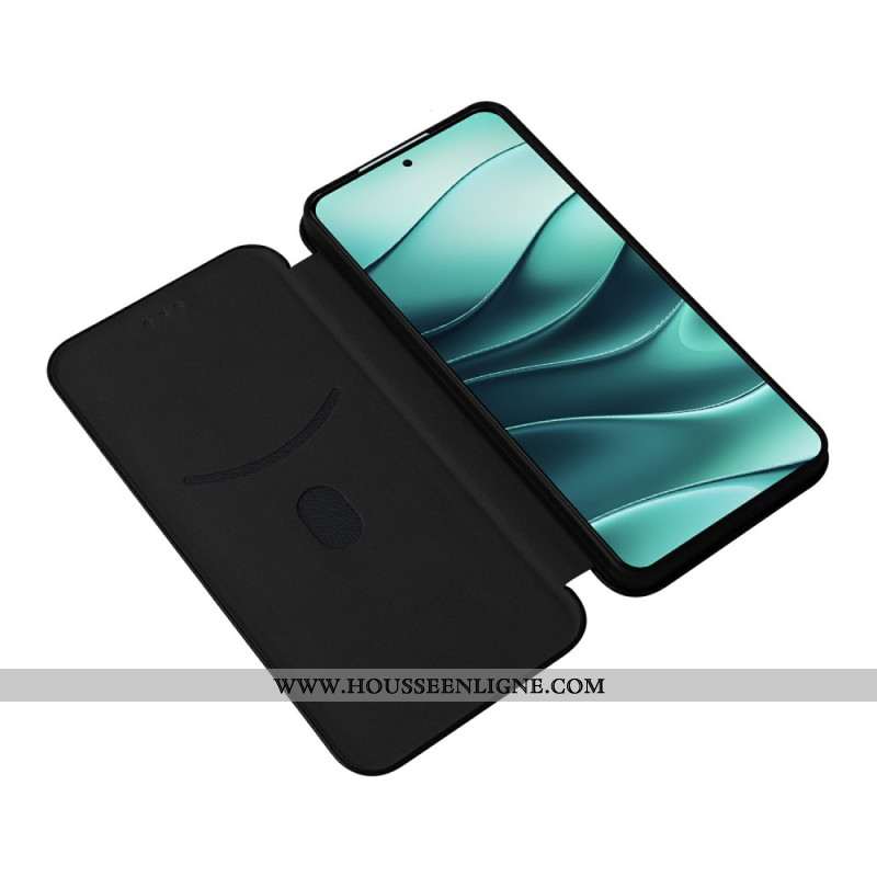 Flip Cover Xiaomi Redmi Note 14 5G Fibre Carbone
