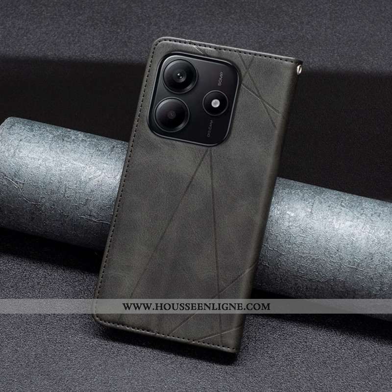 Flip Cover Xiaomi Redmi Note 14 5G Géométrie
