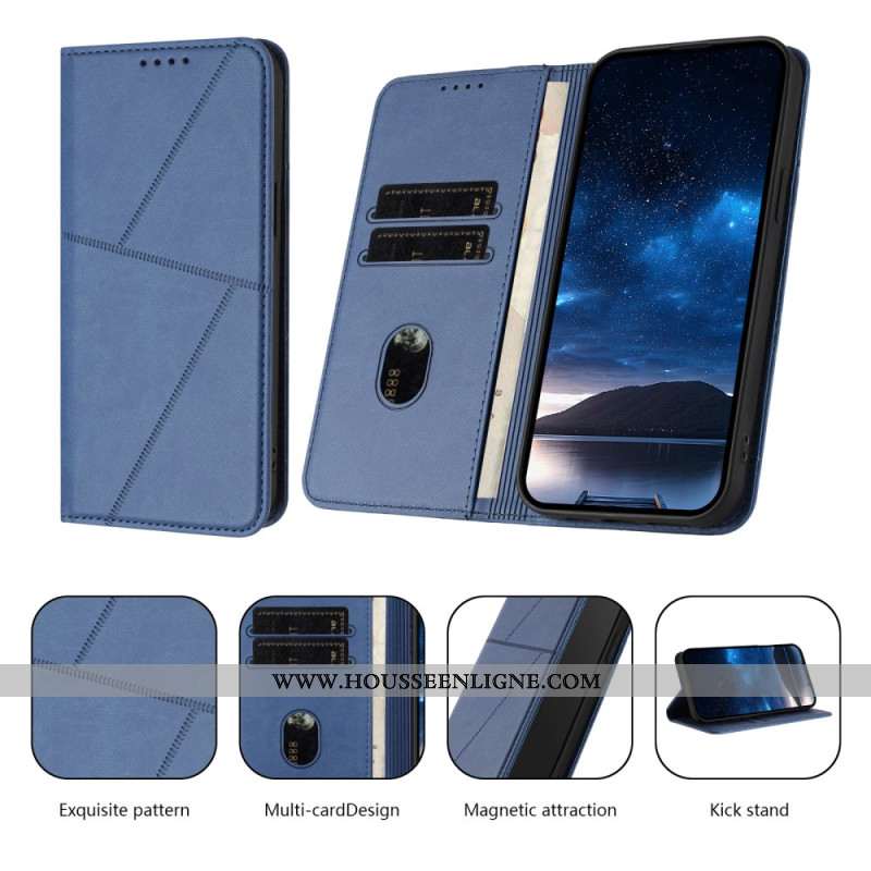 Flip Cover Xiaomi Redmi Note 14 5G / Poco M7 Pro 5G Lignes