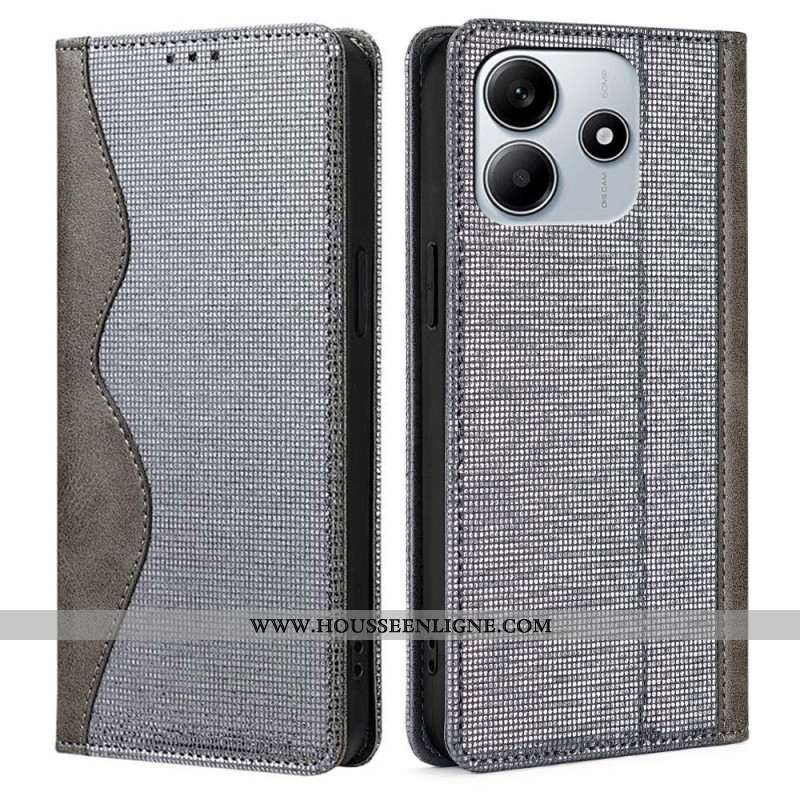 Flip Cover Xiaomi Redmi Note 14 5G Protection RFID Design Ondulé