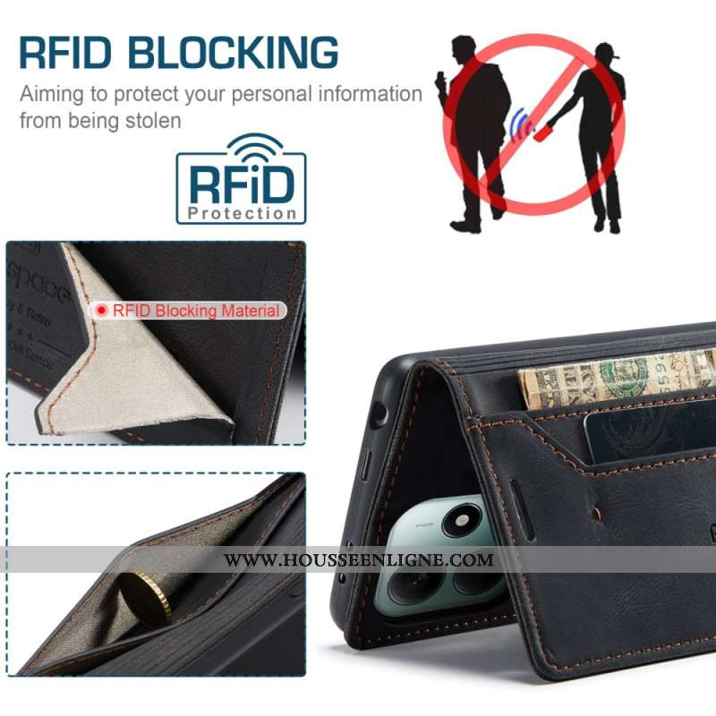 Flip Cover Xiaomi Redmi Note 14 5G Tissu Jeans