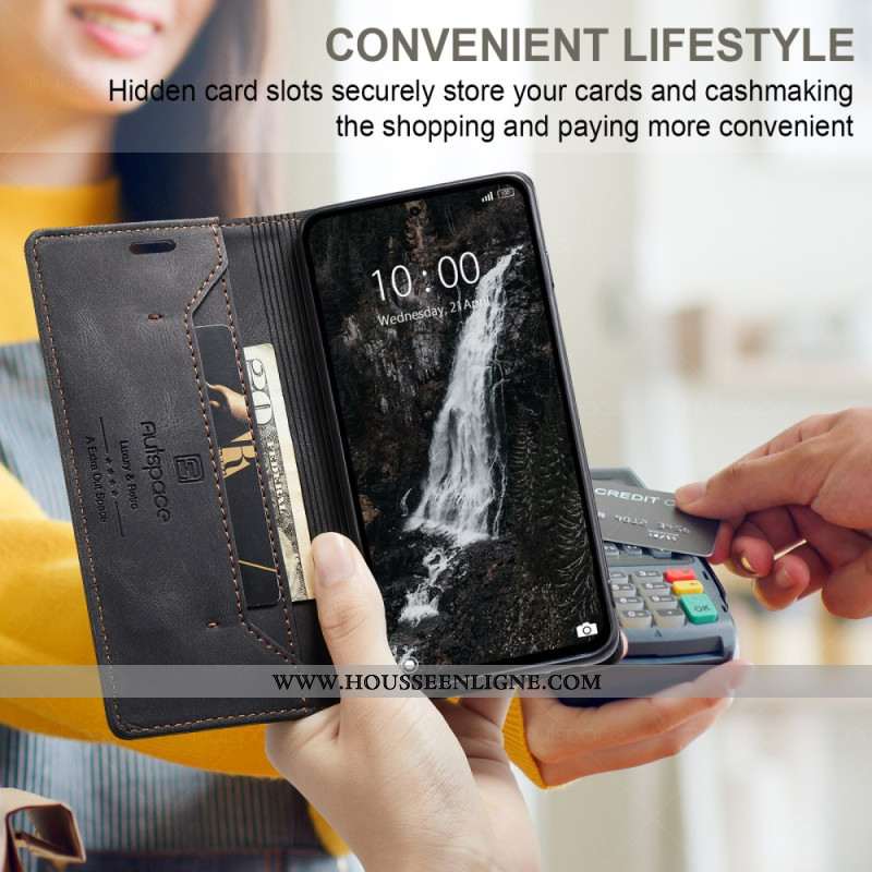 Flip Cover Xiaomi Redmi Note 14 5G Tissu Jeans