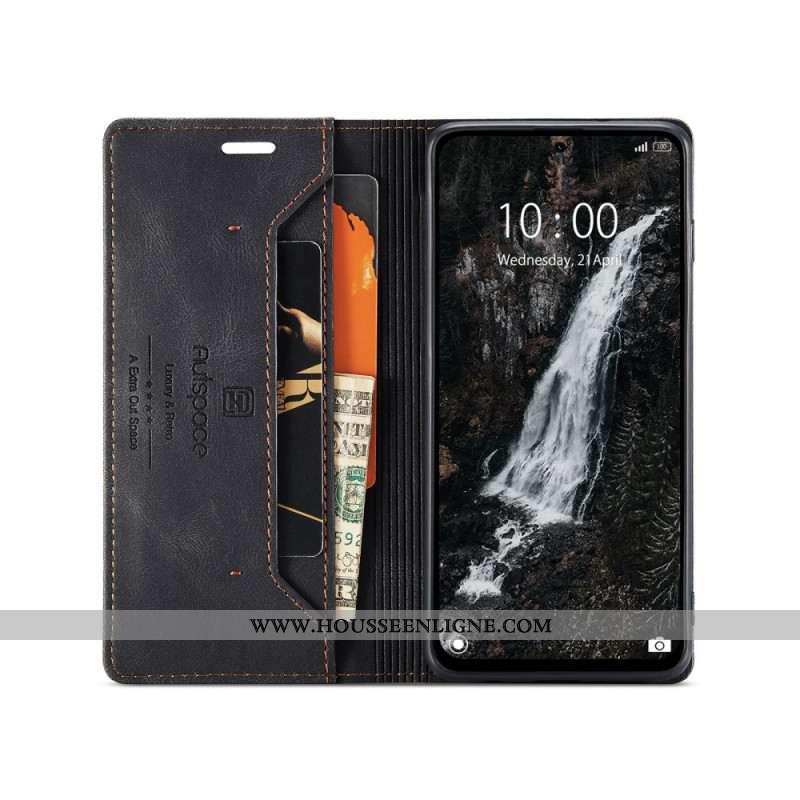 Flip Cover Xiaomi Redmi Note 14 5G Tissu Jeans