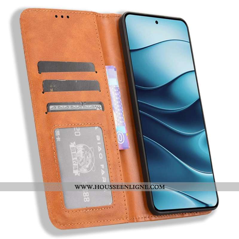 Flip Cover Xiaomi Redmi Note 14 Frise Vintage