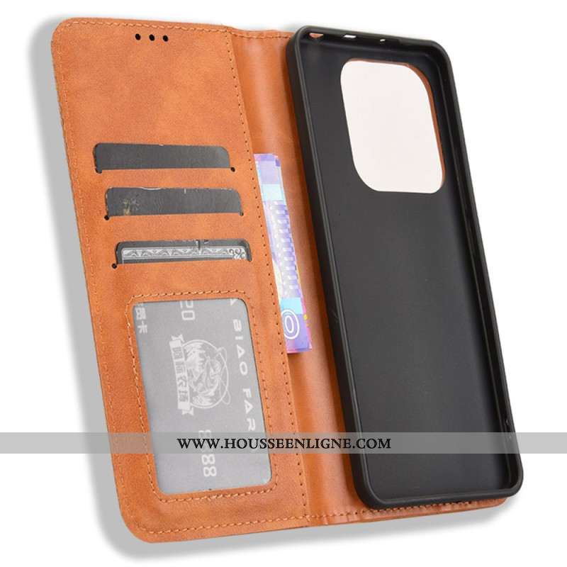 Flip Cover Xiaomi Redmi Note 14 Frise Vintage
