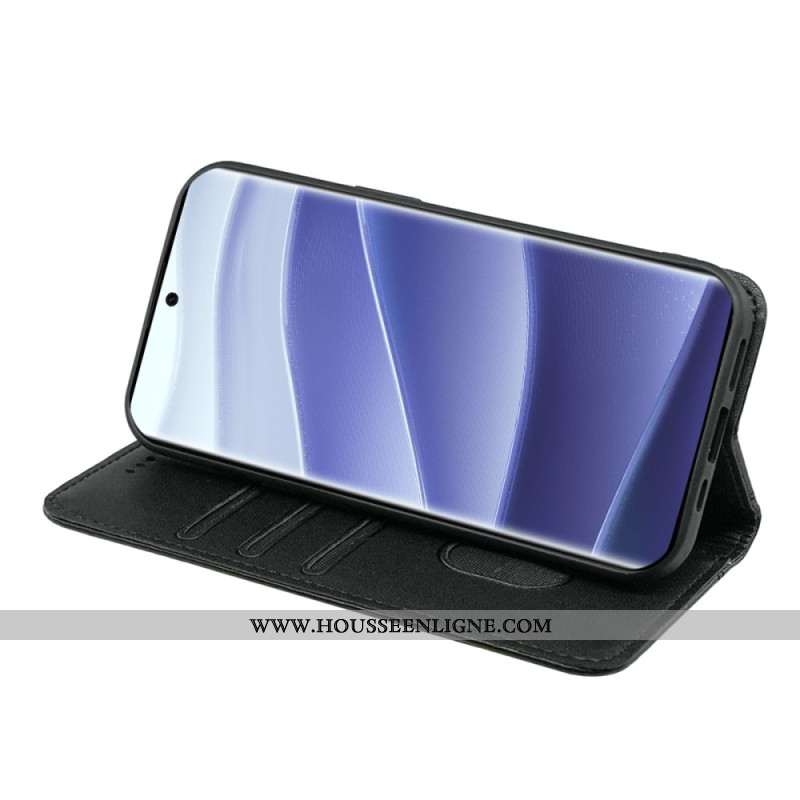 Flip Cover Xiaomi Redmi Note 14 Pro 4G Couture et Lanière