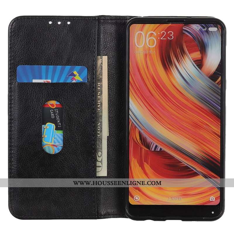 Flip Cover Xiaomi Redmi Note 14 Pro 4G Cuir Fendu