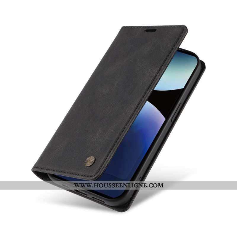 Flip Cover Xiaomi Redmi Note 14 Pro 4G Effet Daim YKATU
