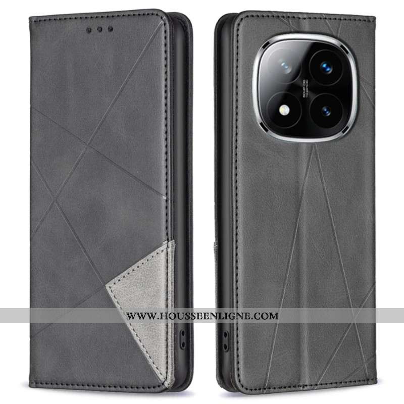 Flip Cover Xiaomi Redmi Note 14 Pro 4G Géométrie