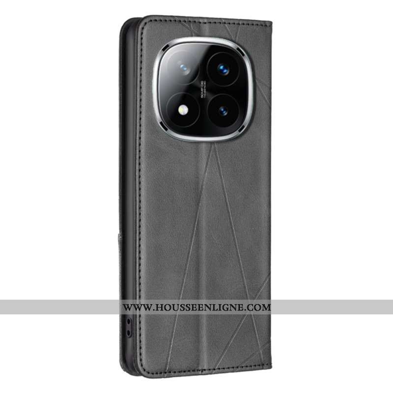 Flip Cover Xiaomi Redmi Note 14 Pro 4G Géométrie