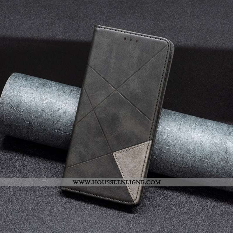 Flip Cover Xiaomi Redmi Note 14 Pro 4G Géométrie