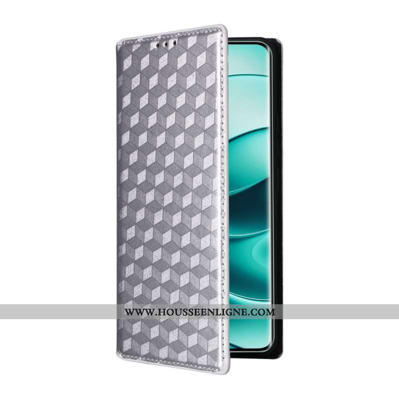 Flip Cover Xiaomi Redmi Note 14 Pro 4G Losanges 3D