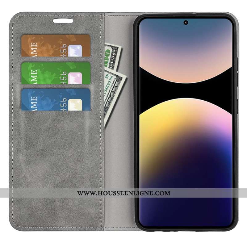 Flip Cover Xiaomi Redmi Note 14 Pro 4G Style Cuir