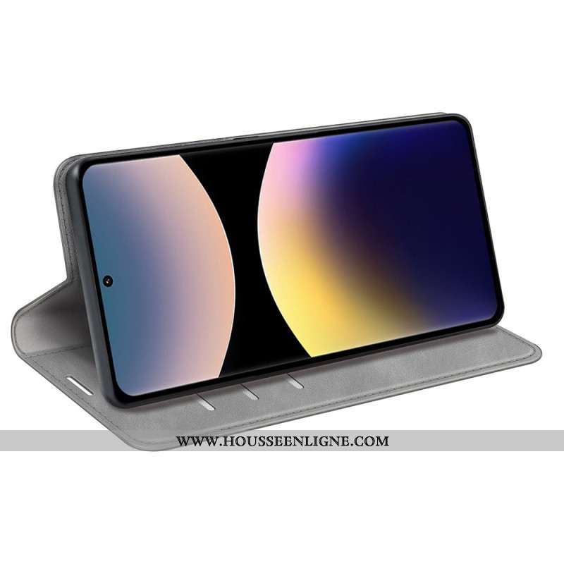 Flip Cover Xiaomi Redmi Note 14 Pro 4G Style Cuir