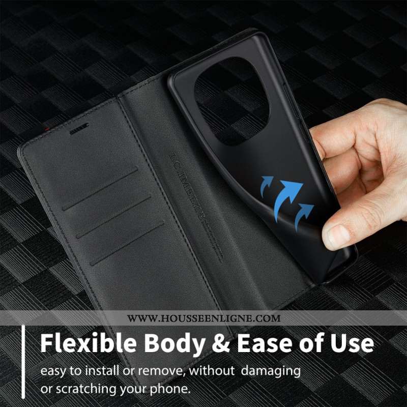 Flip Cover Xiaomi Redmi Note 14 Pro 4G Texture Fibre Carbone