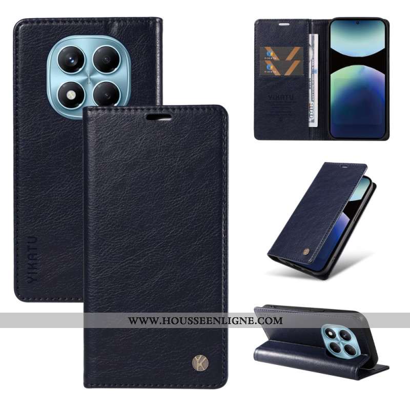 Flip Cover Xiaomi Redmi Note 14 Pro 4G Vintage YIKATU