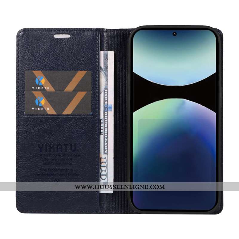Flip Cover Xiaomi Redmi Note 14 Pro 4G Vintage YIKATU