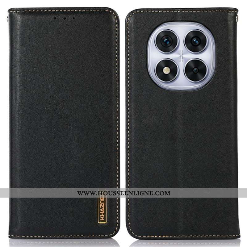 Flip Cover Xiaomi Redmi Note 14 Pro 5G / Poco X7 Cuir KHAZNEH