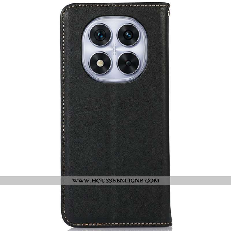 Flip Cover Xiaomi Redmi Note 14 Pro 5G / Poco X7 Cuir KHAZNEH