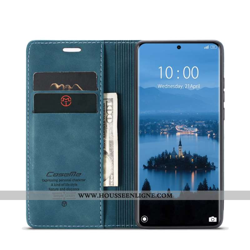 Flip Cover Xiaomi Redmi Note 14 Pro 5G / Poco X7 Effet Daim CASEME