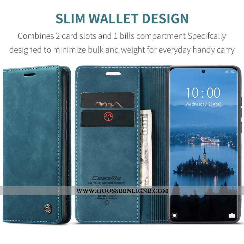 Flip Cover Xiaomi Redmi Note 14 Pro 5G / Poco X7 Effet Daim CASEME