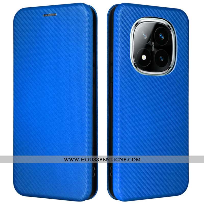 Flip Cover Xiaomi Redmi Note 14 Pro 5G / Poco X7 Fibre Carbone