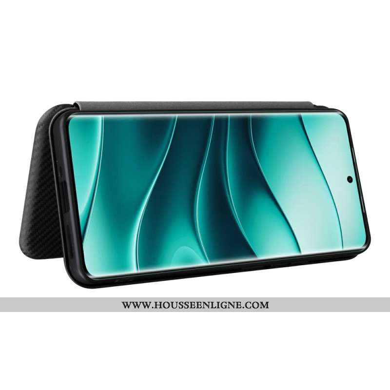 Flip Cover Xiaomi Redmi Note 14 Pro 5G / Poco X7 Fibre Carbone