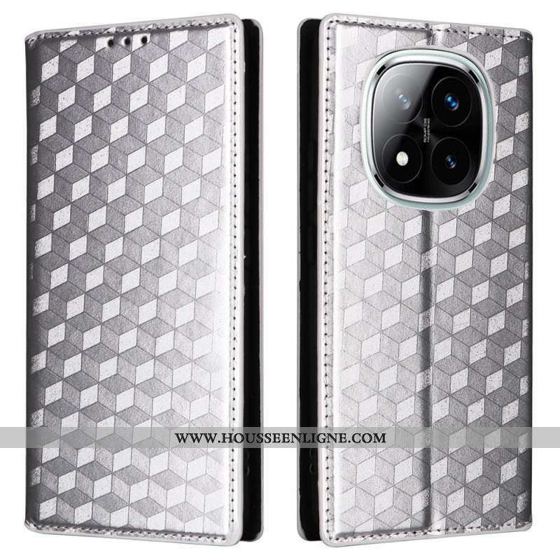 Flip Cover Xiaomi Redmi Note 14 Pro Plus 5G / 14 Pro 5G / Poco X7 Brillante Motif 3D