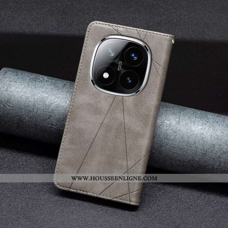 Flip Cover Xiaomi Redmi Note 14 Pro Plus 5G / 14 Pro 5G / Poco X7 Géométrie
