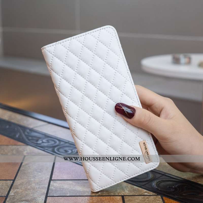 Flip Cover Xiaomi Redmi Note 14 Pro Plus 5G / 14 Pro 5G / Poco X7 Matelassée BINFEN COLOR