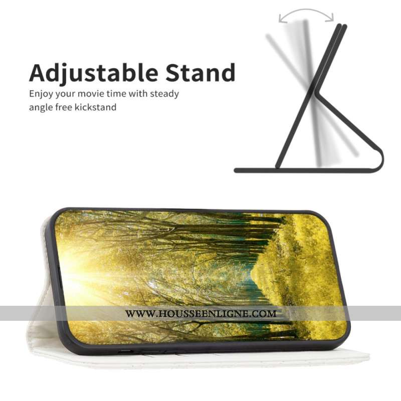 Flip Cover Xiaomi Redmi Note 14 Pro Plus 5G / 14 Pro 5G / Poco X7 Matelassée BINFEN COLOR