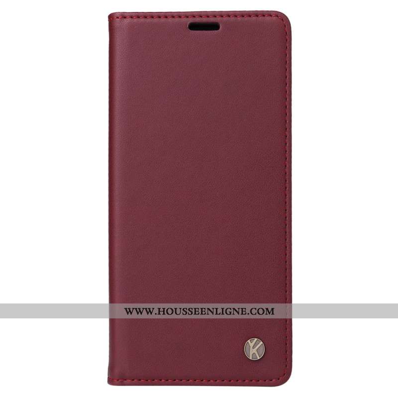 Flip Cover Xiaomi Redmi Note 14 Pro Plus 5G / 14 Pro 5G / Poco X7 Simili Cuir YIKATU