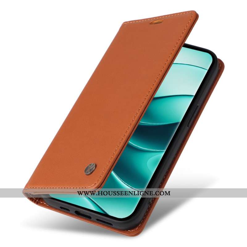 Flip Cover Xiaomi Redmi Note 14 Pro Plus 5G / 14 Pro 5G / Poco X7 Simili Cuir YIKATU