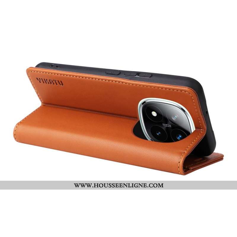 Flip Cover Xiaomi Redmi Note 14 Pro Plus 5G / 14 Pro 5G / Poco X7 Simili Cuir YIKATU