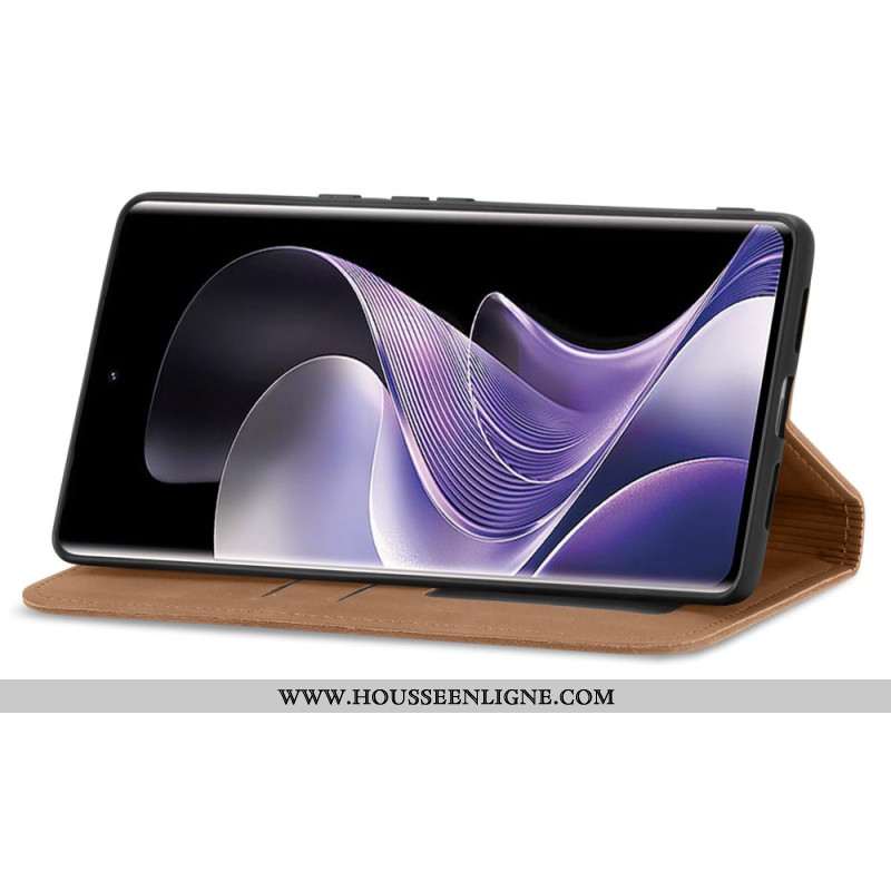 Flip Cover Xiaomi Redmi Note 14 Pro Plus 5G Effet Cuir